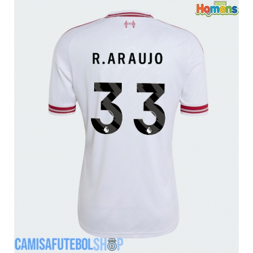 Camisa de time de futebol Liverpool Ronald Araujo #33 Replicas 2º Equipamento 2026-27 Manga Curta